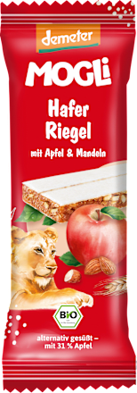 Fruchtriegel Hafer mit Apfel & Mandeln ab 3 Jahren MOGLi