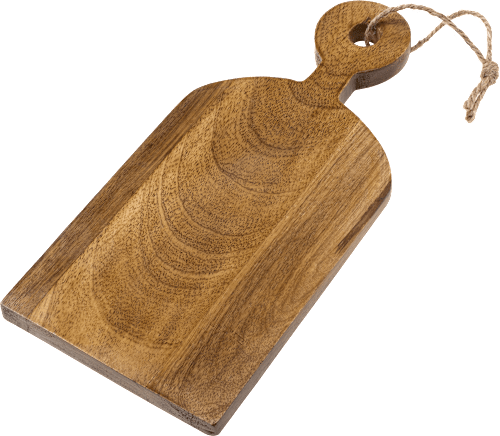 Servierbrett aus Mangoholz, natur (14x30x1,5 cm) Dekorieren & Einrichten