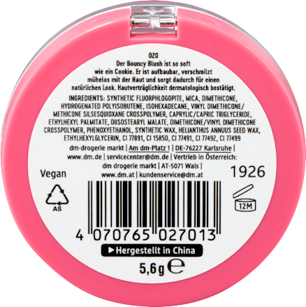 Rumenilo za lice Bouncy Blush Cookie Couture - 020 trend !t up