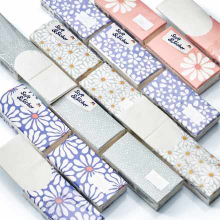 Taschentücher Design 4-lagig (42x10 St) Soft&Sicher
