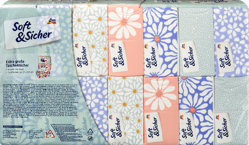 Taschentücher Design 4-lagig (42x10 St) Soft&Sicher