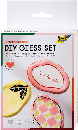 DIY Gieß-Set Untersetzer, mehrteilig (4,1x14,1x20,5 cm) folia