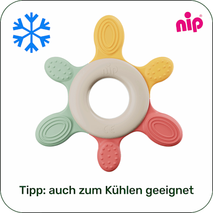 Beißring rot/gelb Nip
