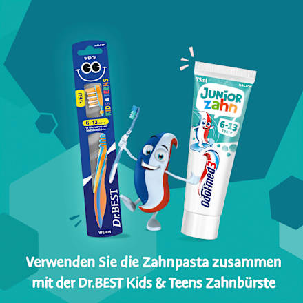 Zahnpasta Juniorzahn 6-13 Jahren Odol med 3
