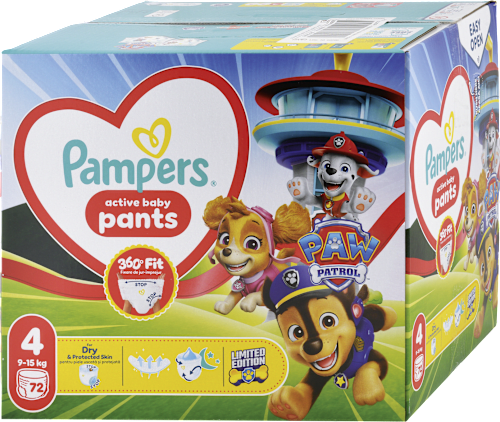 Plienkové nohavičky Paw Patrol - veľ. 5 (12 - 17 kg) Pampers active baby