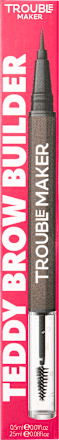 Gél na obočie 2v1 Gél + Pen Teddy Brow Builder Dark TROUBLE MAKER