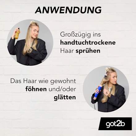 Hitzeschutzspray Schutzengel got2b