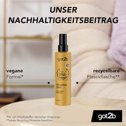 Hitzeschutzspray Schutzengel got2b