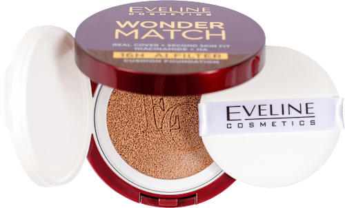 WONDER MATCH 16H AI FILTER tečni puder u obliku jastučića - 04W Beige EVELINE COSMETICS