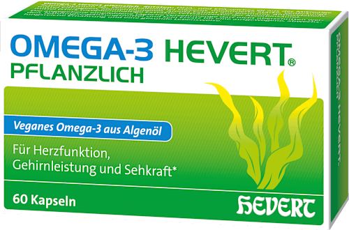 Omega-3 Hevert pflanzlich Kapseln 60 St HEVERT