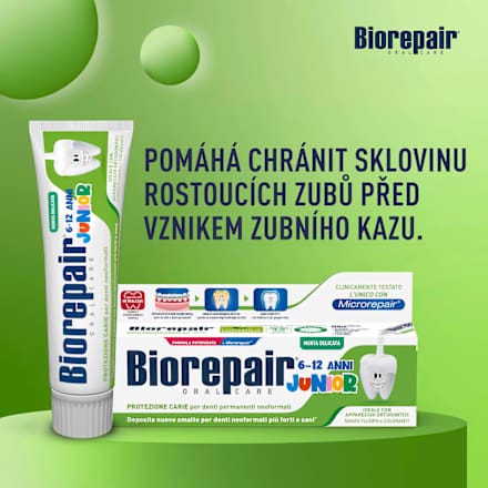 zubní pasta Junior 6-12, Máta Biorepair
