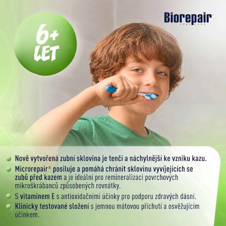 zubní pasta Junior 6-12, Máta Biorepair
