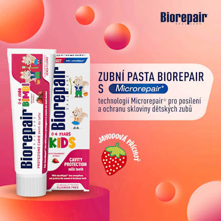 zubní pasta Kids 0-6, Jahoda Biorepair