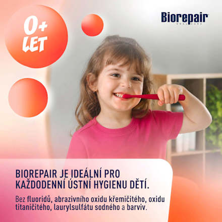zubní pasta Kids 0-6, Jahoda Biorepair