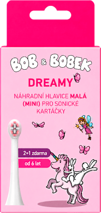 náhradní hlavice pro sonický kartáček Dreamy mini
 BOB & BOBEK