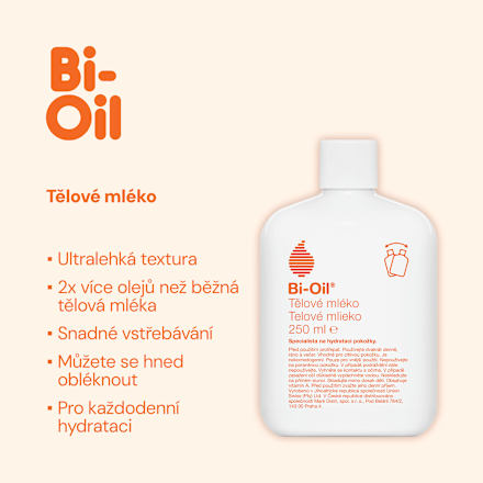 tělové mléko hydratační Bi-Oil