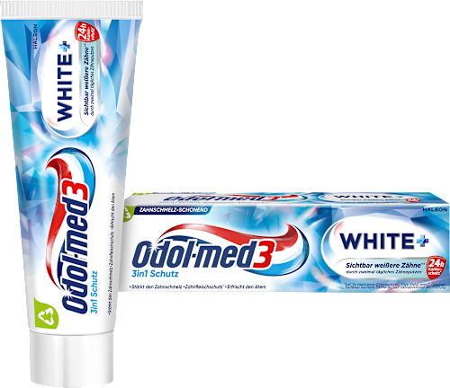 Zahnpasta White+ Odol med 3