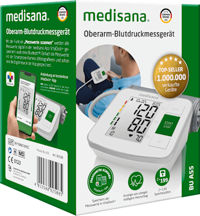 Oberarm-Blutdruckmessgerät A55 medisana