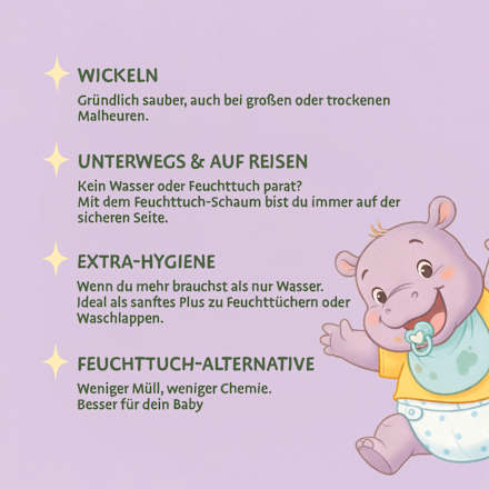 Feuchttuchschaum Super Nice Foam nevernot