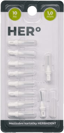 HERo ELECTRA náhradní mezizubní kartáčky 1,0 mm Herbadent