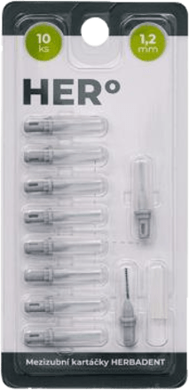 HERo ELECTRA náhradní mezizubní kartáčky 1,2 mm Herbadent