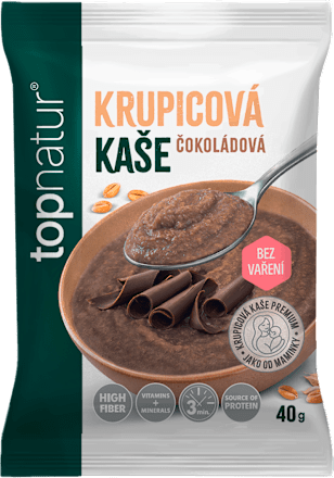 krupicová kaše čokoládová Topnatur