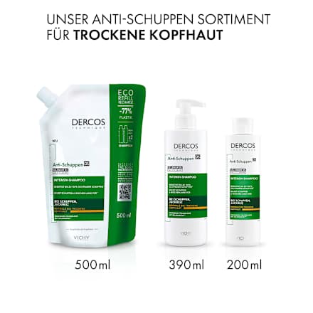 VICHY DERCOS Anti-Schuppen Shampoo normale-trockene Kopfhaut VICHY LABORATOIRES