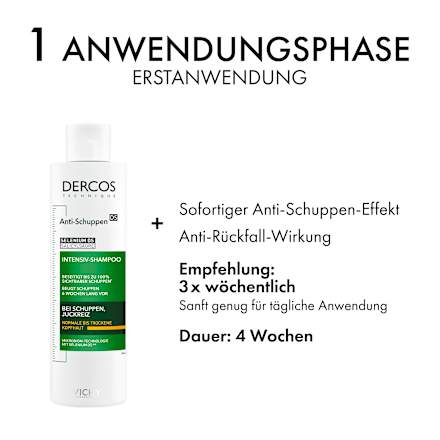 VICHY DERCOS Anti-Schuppen Shampoo normale-trockene Kopfhaut VICHY LABORATOIRES