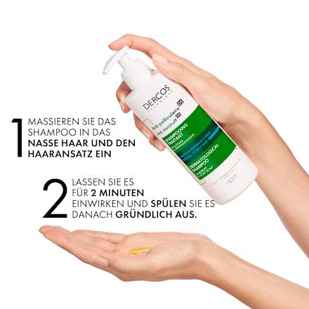 VICHY Dercos Anti-Schuppen Shampoo: Beruhigendes Shampoo mit Salicylsäure für normales bis fettiges Haar VICHY LABORATOIRES