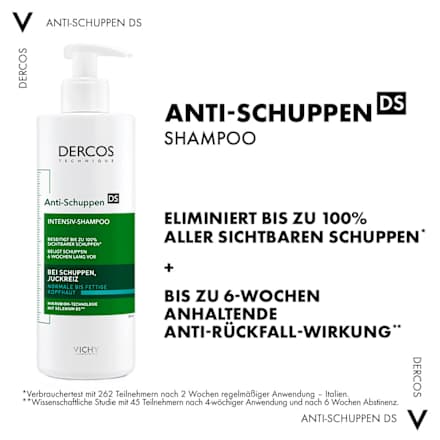 VICHY Dercos Anti-Schuppen Shampoo: Beruhigendes Shampoo mit Salicylsäure für normales bis fettiges Haar VICHY LABORATOIRES
