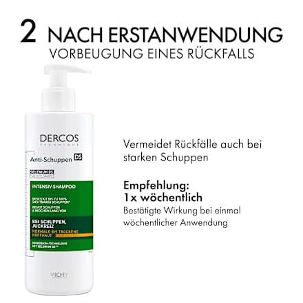 VICHY DERCOS Anti-Schuppen Shampoo normale-trockene Kopfhaut VICHY LABORATOIRES