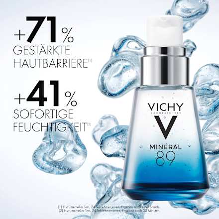 VICHY Mineral 89 Hyaluron-Boost Serum mit Sofort Effekt VICHY LABORATOIRES