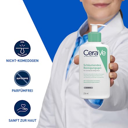 CeraVe schäumendes Reinigungsgel für normale bis fettige Haut CeraVe