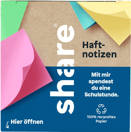 Haftnotizblock Pastell 400 Blatt share