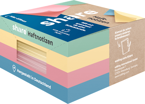 Haftnotizblock Pastell 400 Blatt share