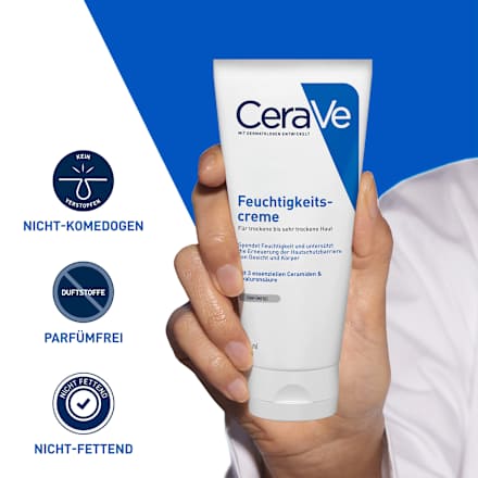 CeraVe Feuchtigkeitscreme Für trockene bis sehr trockene Haut CeraVe
