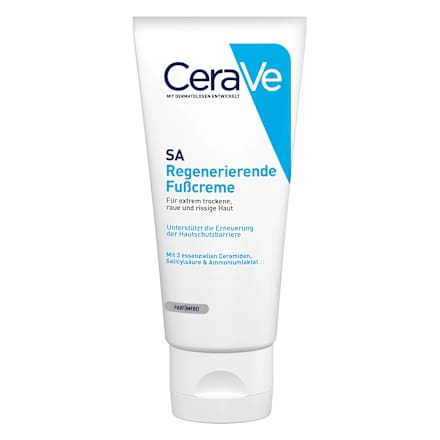 CeraVe SA Regenerierende Fußcreme - Für extrem trockene, raue und rissige Haut CeraVe
