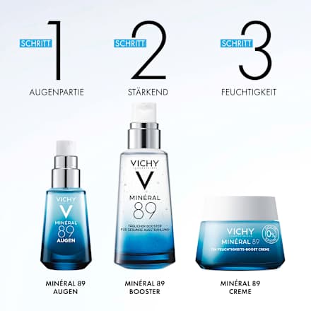 VICHY Mineral 89 Hyaluron-Boost Augencreme mit Sofort Effekt VICHY LABORATOIRES