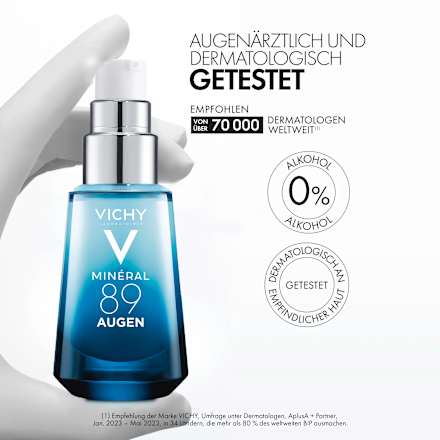 VICHY Mineral 89 Hyaluron-Boost Augencreme mit Sofort Effekt VICHY LABORATOIRES