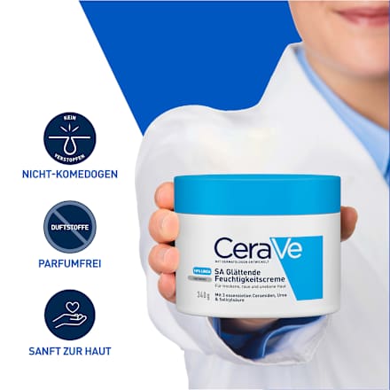 CeraVe SA Urea Glättende Feuchtigkeitscreme CeraVe