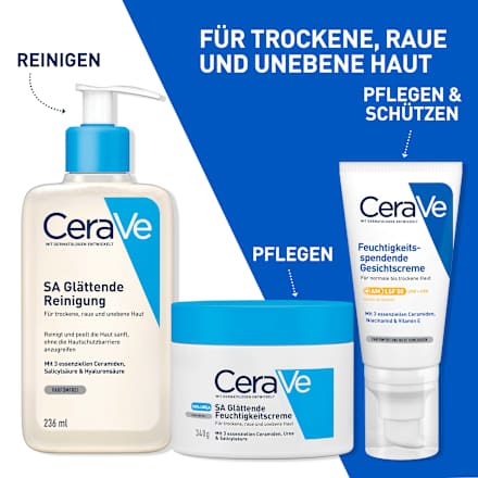 CeraVe SA Urea Glättende Feuchtigkeitscreme CeraVe