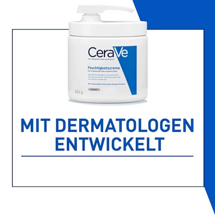 CeraVe Feuchtigkeitscreme Tiegel mit Pumpe CeraVe