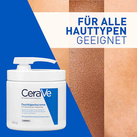 CeraVe Feuchtigkeitscreme Tiegel mit Pumpe CeraVe