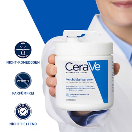 CeraVe Feuchtigkeitscreme Tiegel mit Pumpe CeraVe