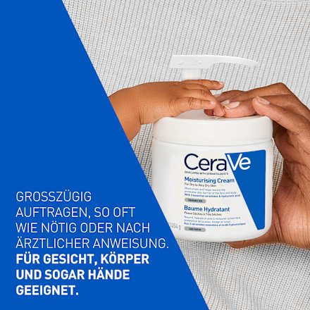 CeraVe Feuchtigkeitscreme Tiegel mit Pumpe CeraVe