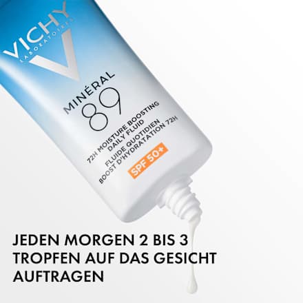 VICHY Mineral 89 72h Feuchtigkeitsboost UV Fluid LSF 50+ VICHY LABORATOIRES