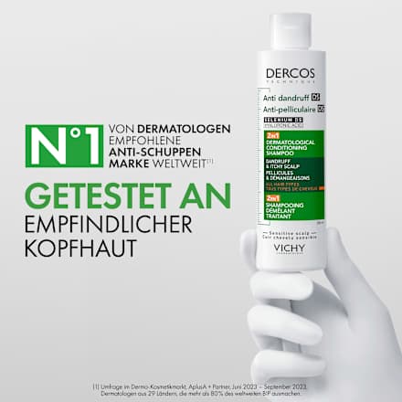 VICHY DERCOS Anti-Schuppen 2in1 Shampoo + Pflegespülung VICHY LABORATOIRES