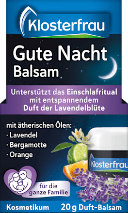 Gute Nacht Balsam KLOSTERFRAU