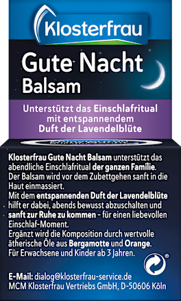 Gute Nacht Balsam KLOSTERFRAU