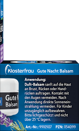 Gute Nacht Balsam KLOSTERFRAU